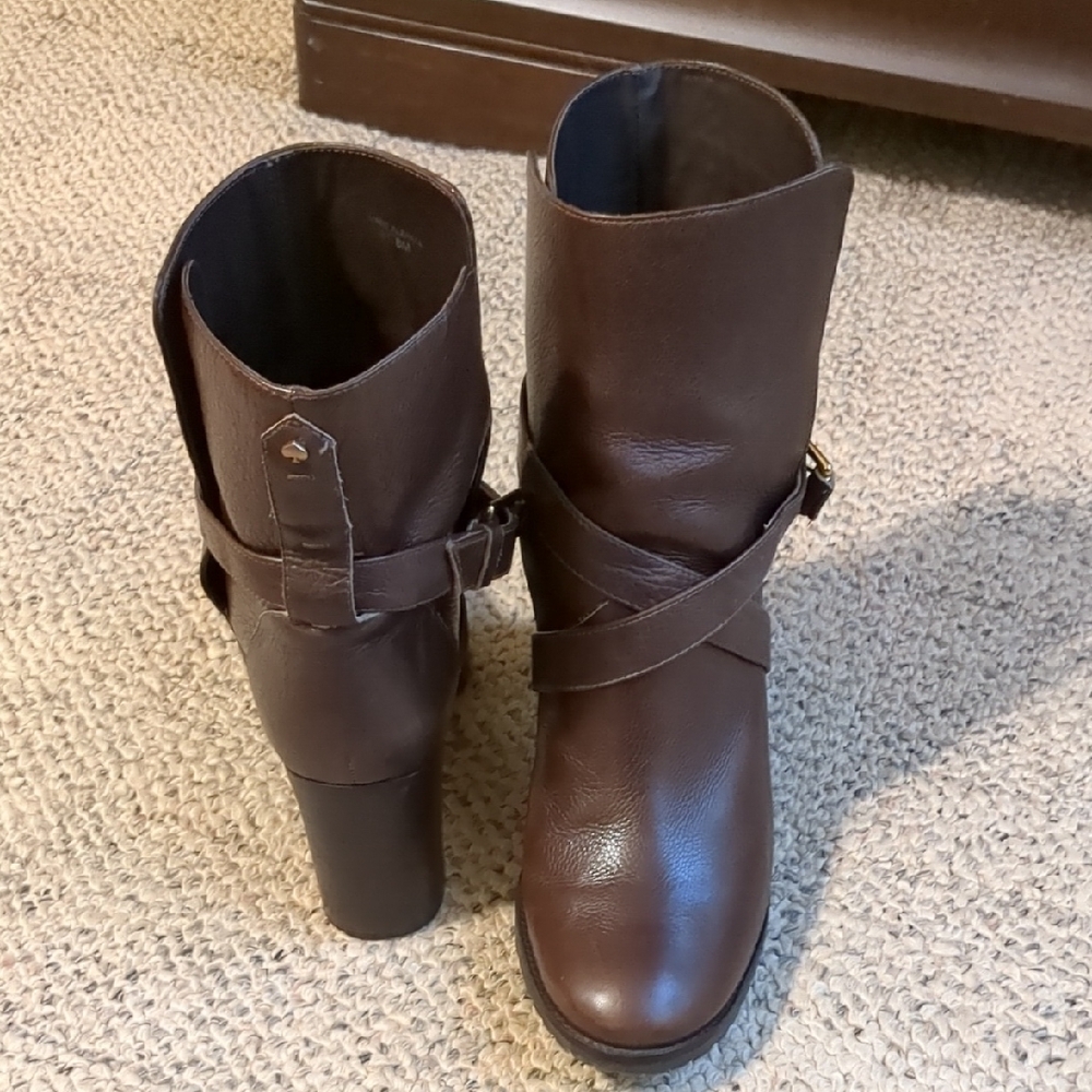 Kate Spade Brown Leather Women's Boots